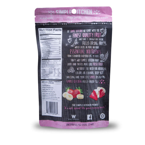 Freeze-Dried Strawberries & Bananas - 6 Pack